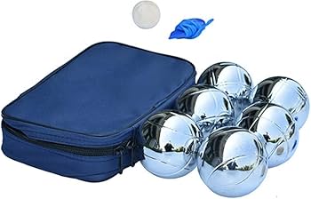 Amazon | ペタンク ボール (ブール) シルバー 6個セット(3種類x2個